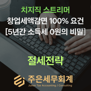 치지직 스트리머 5년간 소득세 0원